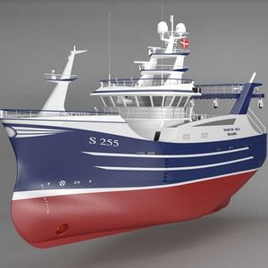 navire de pêche professionnelle chalutier 1
