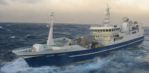 navire de pêche professionnelle chalutier 1