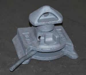 twist-lock pour l'arrimage de conteneur en queue d'aronde