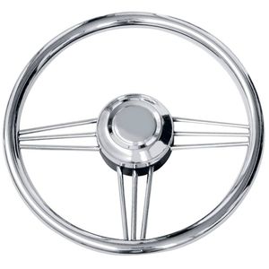 volant en inox pour bateau à moteur 1