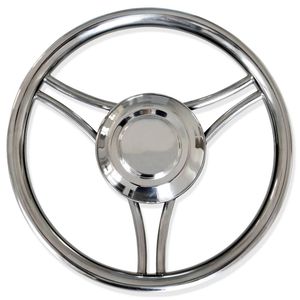 volant en inox pour bateau à moteur 1