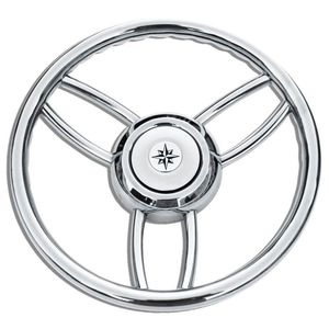 volant en inox pour bateau à moteur 1