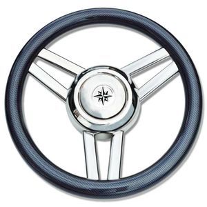 volant en inox pour bateau à moteur 1