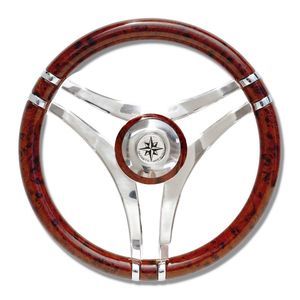 volant en inox pour bateau à moteur 1