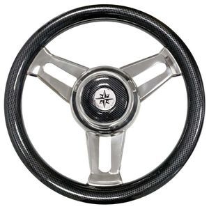 volant en inox pour bateau à moteur 1