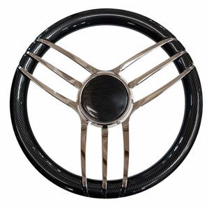volant en inox pour bateau à moteur 1