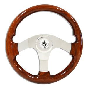 volant en inox pour bateau à moteur 1