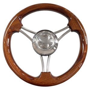 volant en inox pour bateau à moteur 1