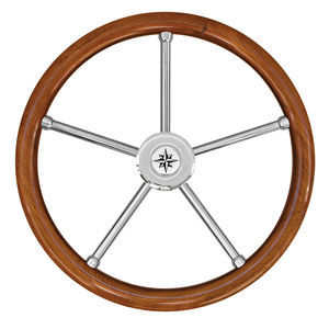 volant en acajou pour bateau à moteur 1