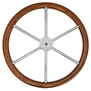 volant en inox pour bateau à moteur 1