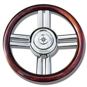 volant en inox pour bateau à moteur 1