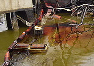 écrémeur d'hydrocarbures à tambour rotatif