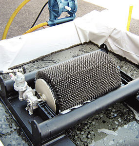 écrémeur d'hydrocarbures à brosse