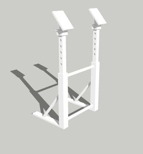 pied de mise sur cale pour voilier