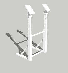 pied de mise sur cale pour voilier