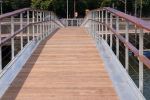 passerelle flottante