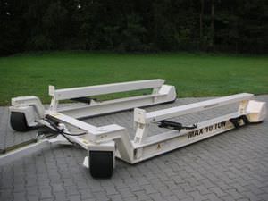 remorque de manutention / pour chantier naval / hydraulique