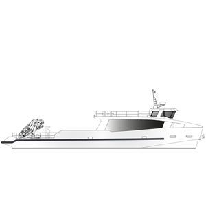 bateau professionnel bateau support pour l'aquaculture