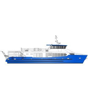 ferry à passagers en aluminium