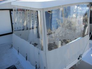 fermeture de cockpit pour bateau à moteur