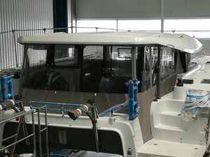 fermeture de cockpit pour bateau à moteur