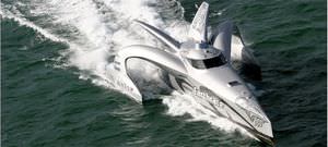 motor-yacht trimaran à moteur 1