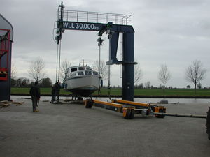 grue pour marina