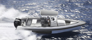 bateau pneumatique hors-bord / bimoteur / RIB / à console centrale