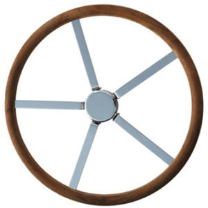 volant en inox pour bateau à moteur 1