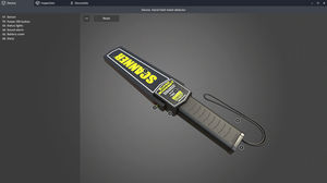 simulateur de détecteur de métaux portatif