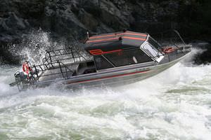 bateau de pêche-promenade hydrojet