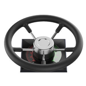 manette de commande de gouvernail