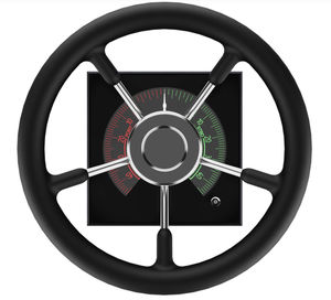 manette de commande de gouvernail