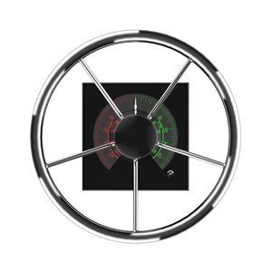volant en inox pour bateau à moteur 1