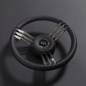 volant en inox pour bateau à moteur 1