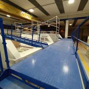passerelle pour chantier naval