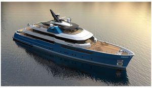 méga-yacht de luxe de croisière