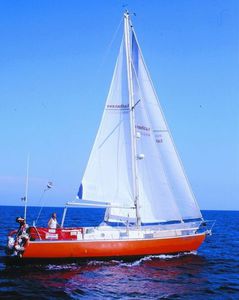 grand-voile / pour voilier de croisière / coupe horizontale / en Dacron®