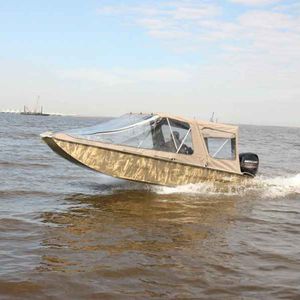 barque hors-bord / open / de pêche sportive / en aluminium