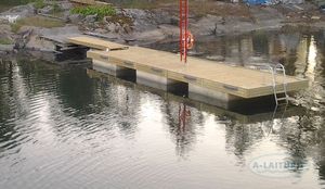 ponton flottant