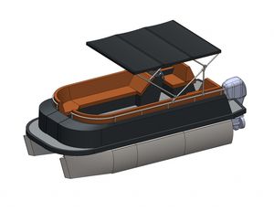 bateau ponton hors-bord 1
