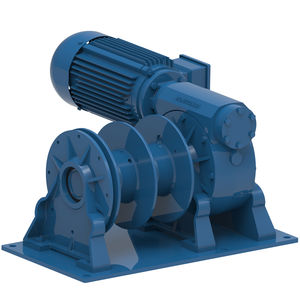 treuil pour navire / de dragage / à moteur électrique / double tambour