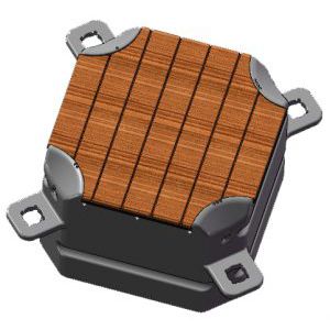 module pour ponton flottant modulable
