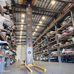 portique de stockage de bateaux