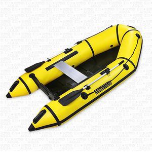 bateau pneumatique hors-bord / semi-rigide / pour la pêche / max. 3 personnes