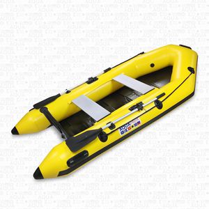 bateau pneumatique hors-bord / semi-rigide / pour la pêche / max. 4 personnes