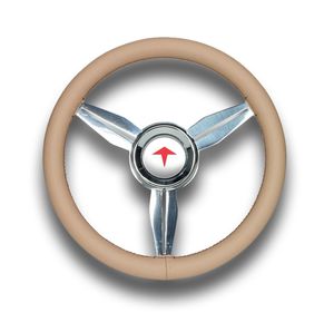 volant enduit polyuréthane pour bateau à moteur / en aluminium / habillage cuir / course