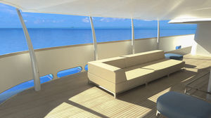 pied d'auvent pour yacht
