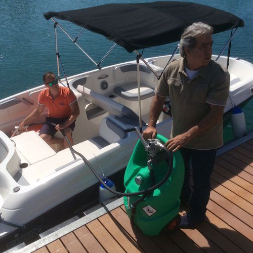 Réservoir à carburant - Emilcaddy 55 - Emiliana Serbatoi - des huiles usagées / pour bateau / portable