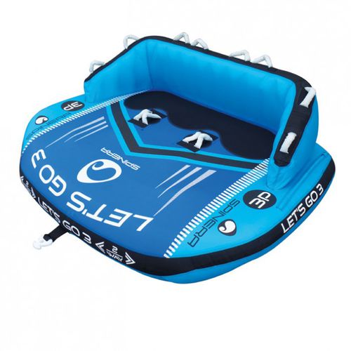 Mesle Bouée Tractée Gravity 2-3 Personnes - Gonflable Bateau & Jet Ski Avec Siège Élastique Confortable